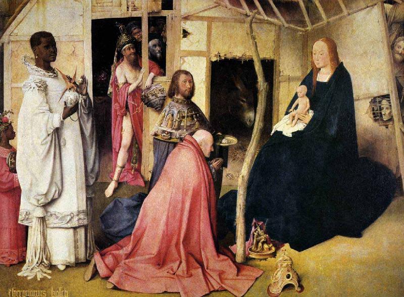 Hieronymus Bosch The Adoration of the Magi France oil painting art